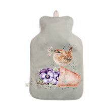 Load image into Gallery viewer, &#39;Garden Friends&#39; Wren Hot Water Bottle - Wrendale Designs
