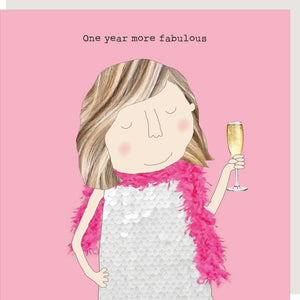 'More Fabulous' Greeting Card - Rosie Made A Thing