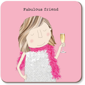 'Fabulous' Drink Coaster - Rosie Made A Thing
