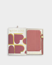 Load image into Gallery viewer, Gift Boxed Card &amp; Coin Holder - Raspberry Pink - Katie Loxton
