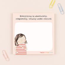 Load image into Gallery viewer, &#39;Under Control&#39; Sticky Jots Pad - Rosie Made A Thing
