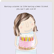 'Sister' Birthday Card - Rosie Made A Thing