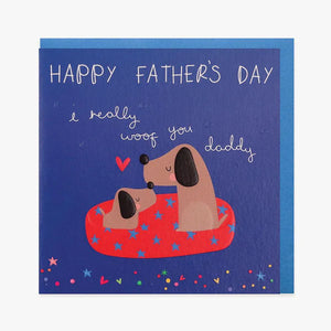 Father's Day Card - I Really Woof You