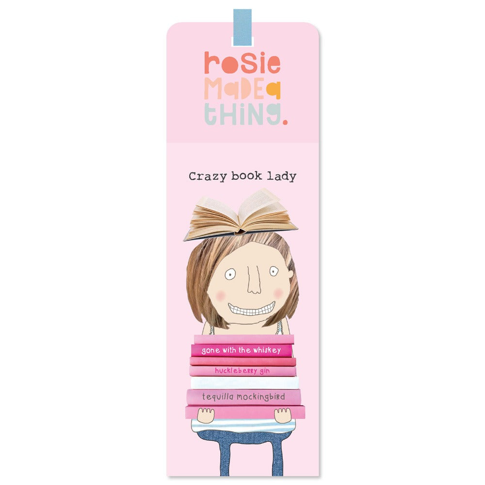 'Crazy Book Lady' Bookmark - Rosie Made A Thing