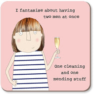 'Two Men' Coaster - Rosie Made A Thing