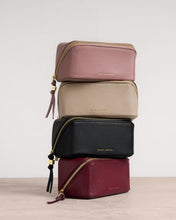 Load image into Gallery viewer, Fold-Out Mirror Makeup Bag Cherry - Katie Loxton
