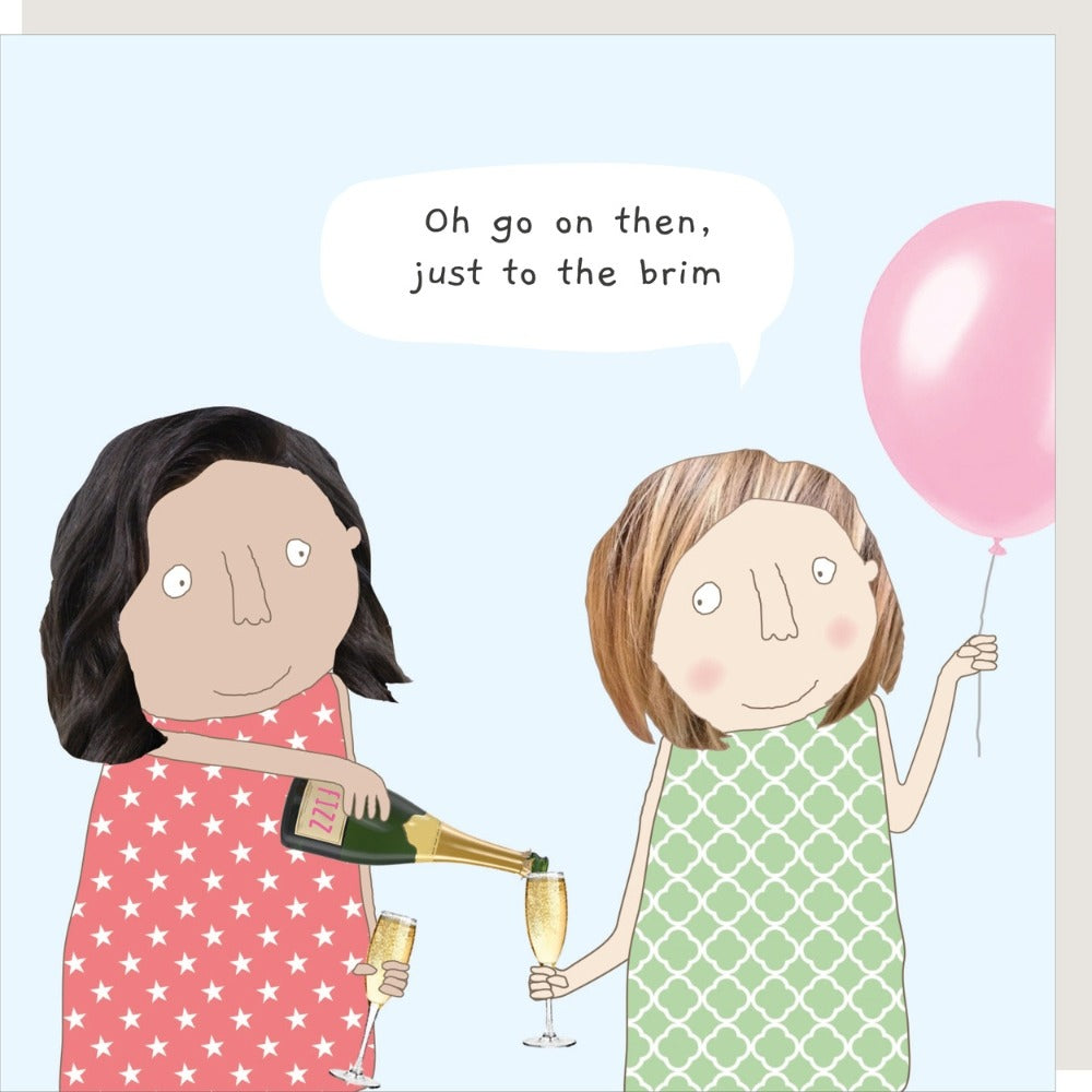 'Brim' Greeting Card - Rosie Made A Thing