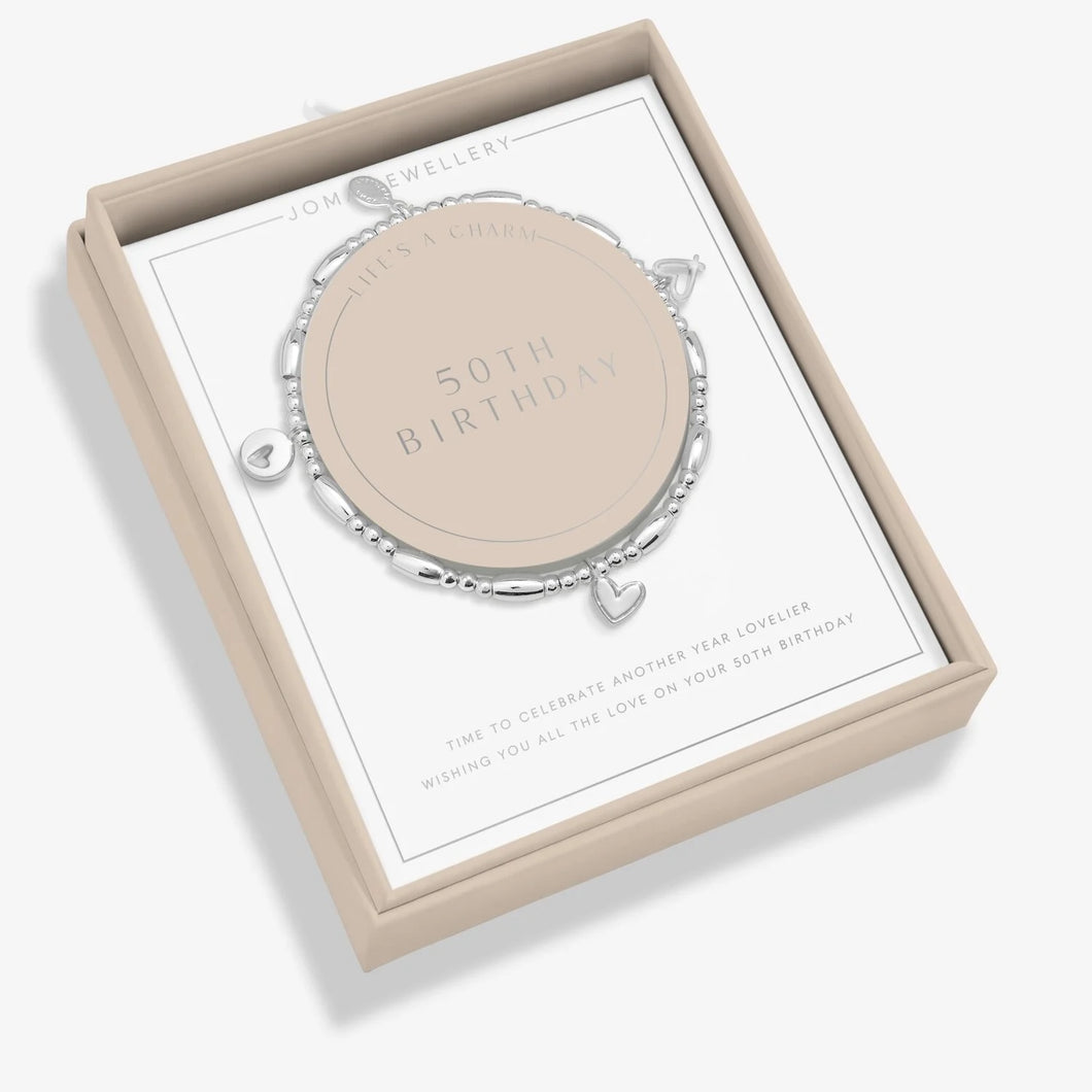 Life's A Charm '50th Birthday Bracelet - Joma Jewellery