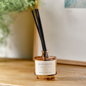 Sentiment Reed Diffuser 'Birthday' English Pear & White Tea - Katie Loxton