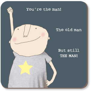 'The Man' Drink Coaster - Rosie Made A Thing