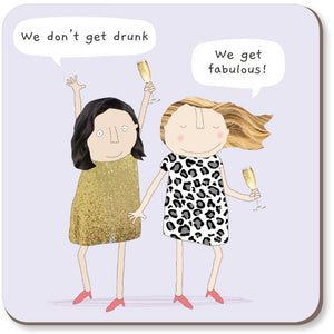 'Get Fabulous' Drink Coaster - Rosie Made A Thing