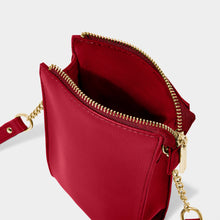 Load image into Gallery viewer, &#39;Zana&#39; Slim Crossbody Bag in Garnet Red - Katie Loxton
