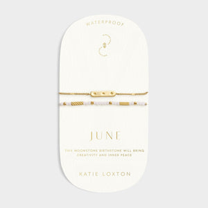 Birthstone Bracelet 'June' - Katie Loxton
