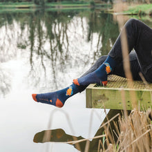 Load image into Gallery viewer, &#39;The Kingfisher&#39; Men&#39;s Socks - Wrendale Designs
