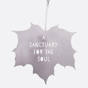 Decorative Metal Leaf Ornament - A Sanctuary For The Soul