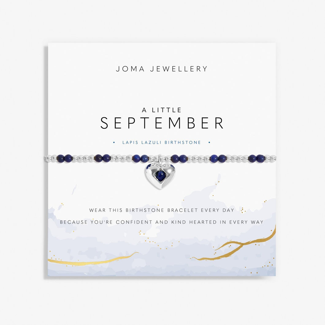 'September' Waterproof Gold Birthstone Bracelet - Katie Loxton