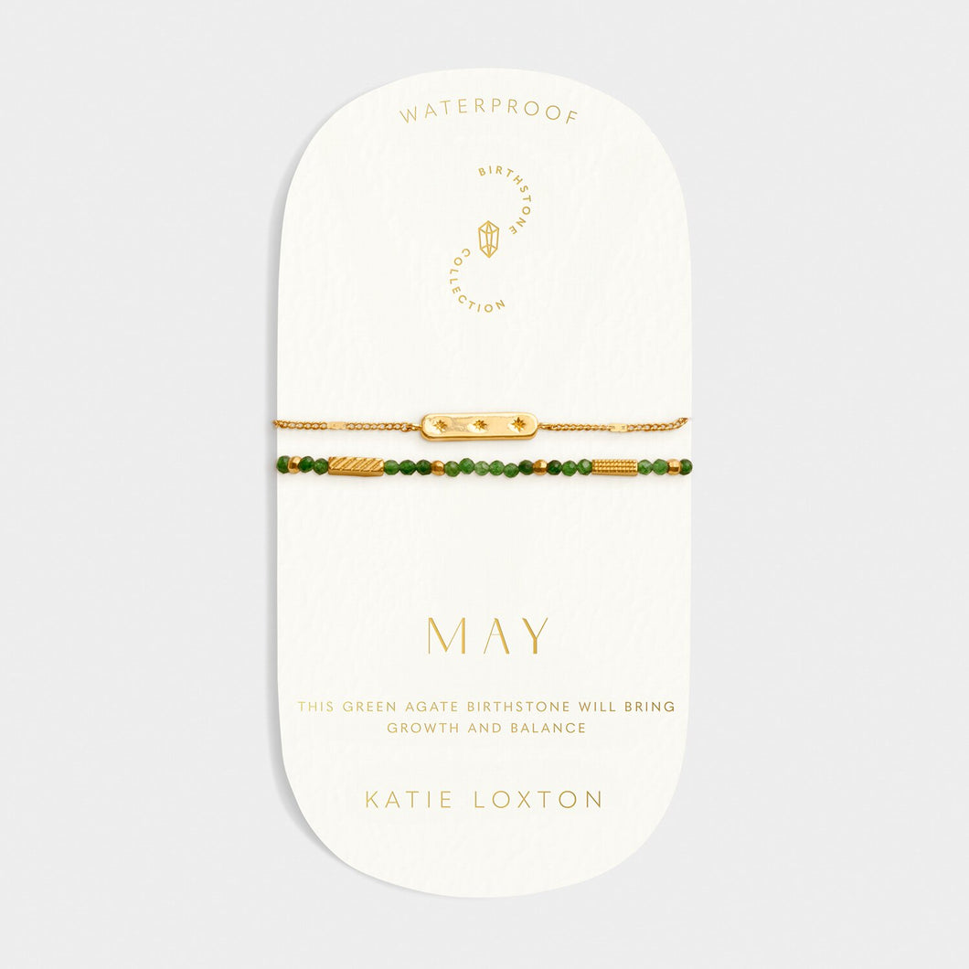 Birthstone Bracelet 'May' - Katie Loxton