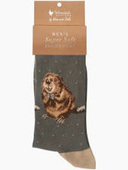 'The Arborist' Beaver Mens Socks - Wrendale Designs
