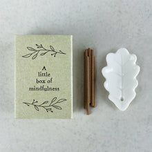 Load image into Gallery viewer, A Little Box of Mindfulness Matchbox Incense Set - East of India
