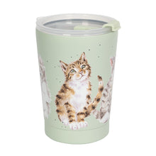 Load image into Gallery viewer, &#39;Feline Friends&#39; Cat Thermal Travel Cup - Wrendale designs
