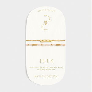 Birthstone Bracelet 'July' - Katie Loxton
