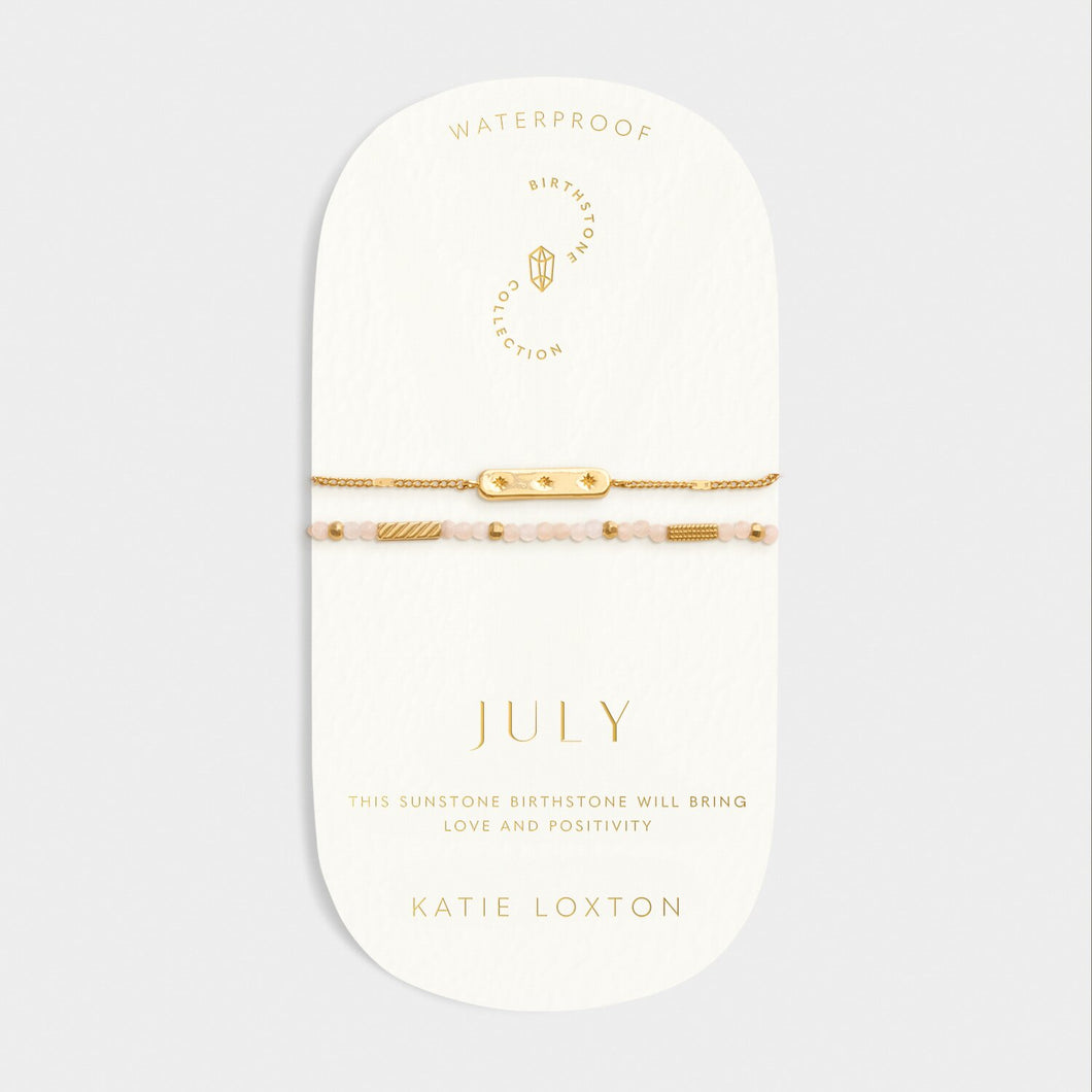 Birthstone Bracelet 'July' - Katie Loxton