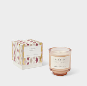 'Festive' Sentiment Candle - Katie Loxton