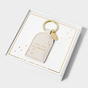 Boxed Keyring 'You Are So Loved' - Katie Loxton