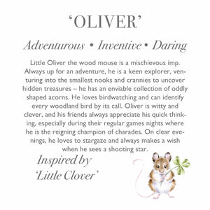 'Oliver' Mouse Plush Character - Wrendale Design