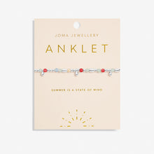 Load image into Gallery viewer, Multi Stone Anklet - Joma Jewellery
