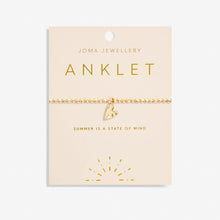 Load image into Gallery viewer, Hammered Heart Anklet - Joma Jewellery
