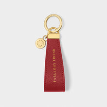 Load image into Gallery viewer, &#39;Fabulous Friend&#39; Sentiment Loop Keyring - Katie Loxton
