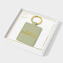 Load image into Gallery viewer, Amazing Auntie Boxed Photo Keyring - Katie Loxton
