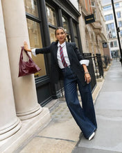 Load image into Gallery viewer, 'Laila' Patent Crackle Shoulder Bag in Cherry - Katie Loxton
