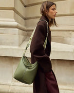'Hallie' Satchel Bag in Khaki - Katie Loxton