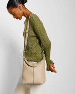 'Hallie' Satchel Bag in Light Taupe - Katie Loxton