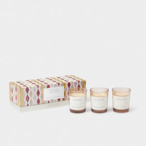 'Festive' Trio Votive Gift Set - Katie Loxton