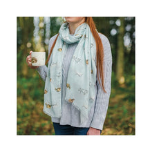 Load image into Gallery viewer, &#39;Feathers &amp; Forelocks&#39; Horse Scarf - Wrendale Designs
