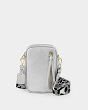 Load image into Gallery viewer, 'Hallie' Small Crossbody Bag in Silver - Katie Loxton
