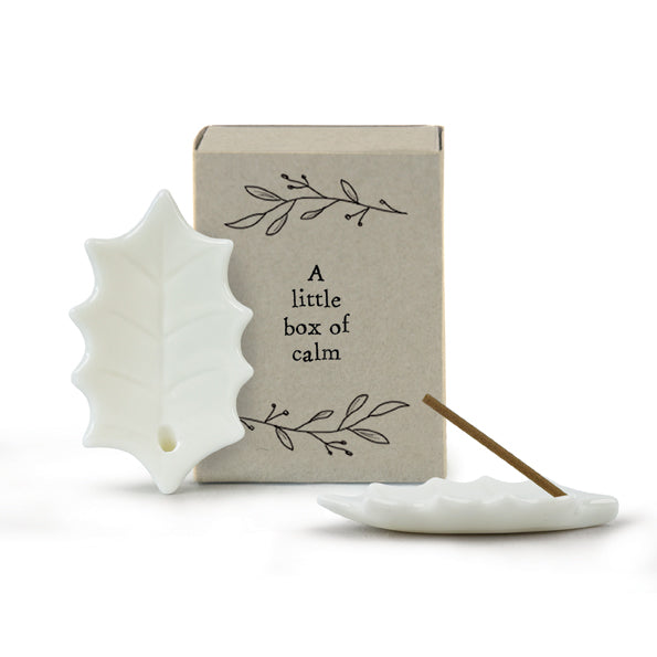 A Little Box of Calm Matchbox Incense Set - East of India