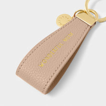 Load image into Gallery viewer, Sentiment Loop Keyring &#39;Wonderful Mum&#39; - Katie Loxton
