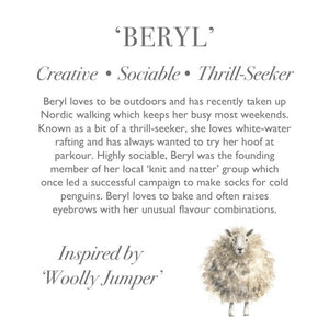 'Beryl' Sheep Plush Character - Wrendale Designs