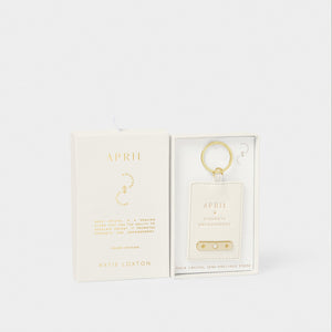 Birthstone Keyring 'April' - Katie Loxton