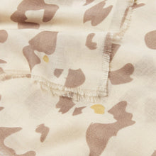 Load image into Gallery viewer, Abstract Flower Scarf in Light Taupe &amp; Gold - Katie Loxton
