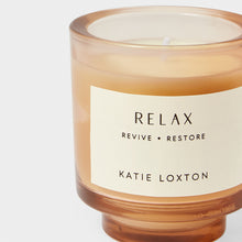 Load image into Gallery viewer, Sentiment Candle &#39;Relax&#39; English Pear &amp; White Tea - Katie Loxton
