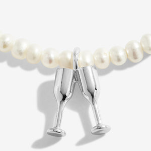 Bridal Pearl Bracelet 'Hooray For The Big Day' - Joma Jewellery