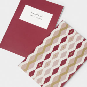 'Inspire, Create, Dream' Duo Notebook - Katie Loxton