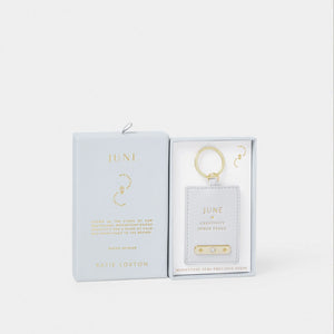 Birthstone Keyring 'June' - Katie Loxton