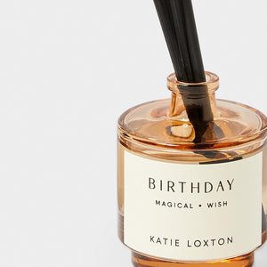 Sentiment Reed Diffuser 'Birthday' English Pear & White Tea - Katie Loxton