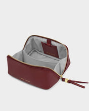 Load image into Gallery viewer, Fold-Out Mirror Makeup Bag Cherry - Katie Loxton

